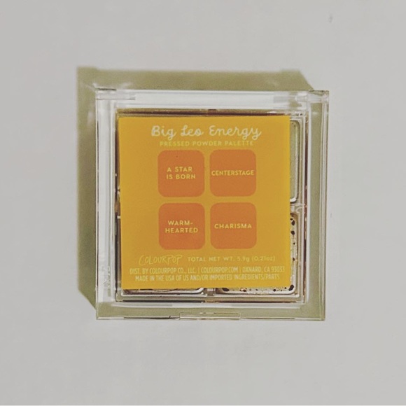 Colourpop Big Leo Energy Quad Eyeshadow Palette - Picture 4 of 10